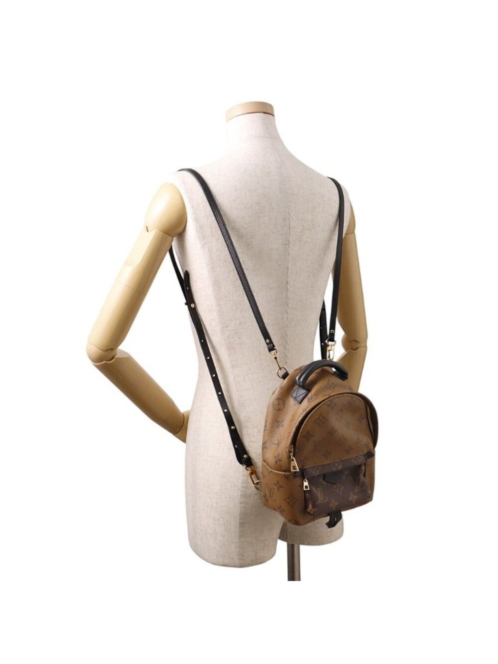 Louis Vuitton Backpack Monogram Reverse Palm Springs Mini Bag Black - Picture 5 of 10